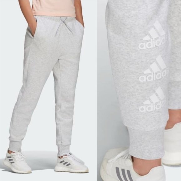 adidas Pants - Adidas Stacked Logo Fleece Jogger Sweatpant H10826